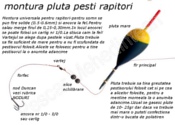 montura pluta fixa rapitori